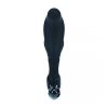 Rippled with Hard Loop Silicone Prostate Massager - S - Black